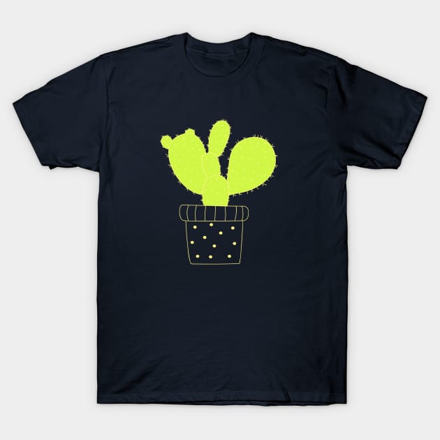 Green Desert Cactus T-Shirt by Spirit Animals 21